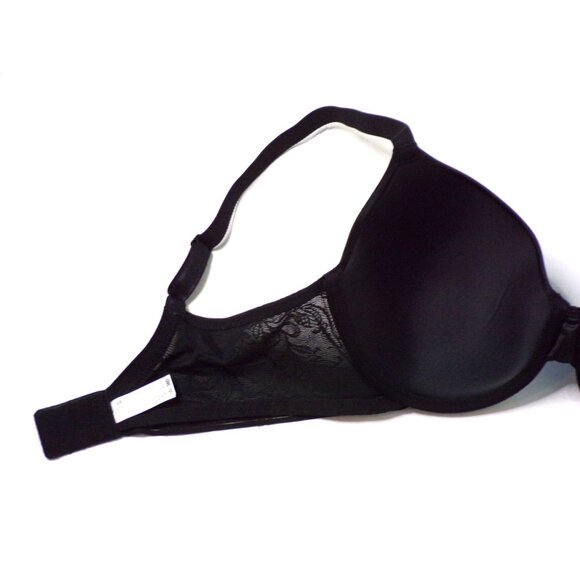 🆕WACOAL Net Effect T-Shirt Seamless Underwire Bra 36G Black #853340 - Picture 11 of 11